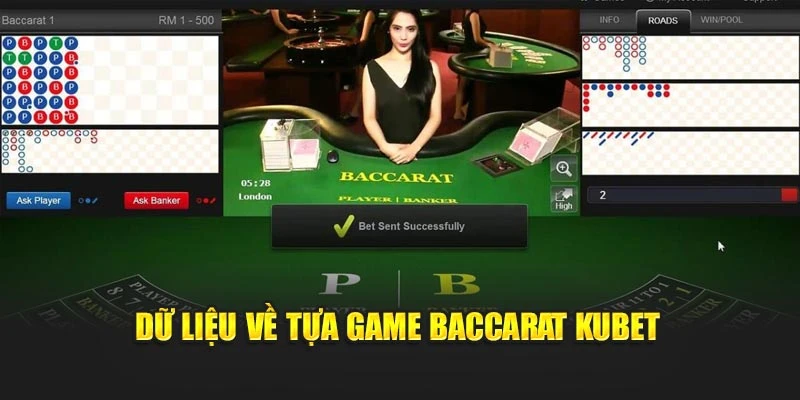 Dữ liệu về tựa game baccarat Kubet